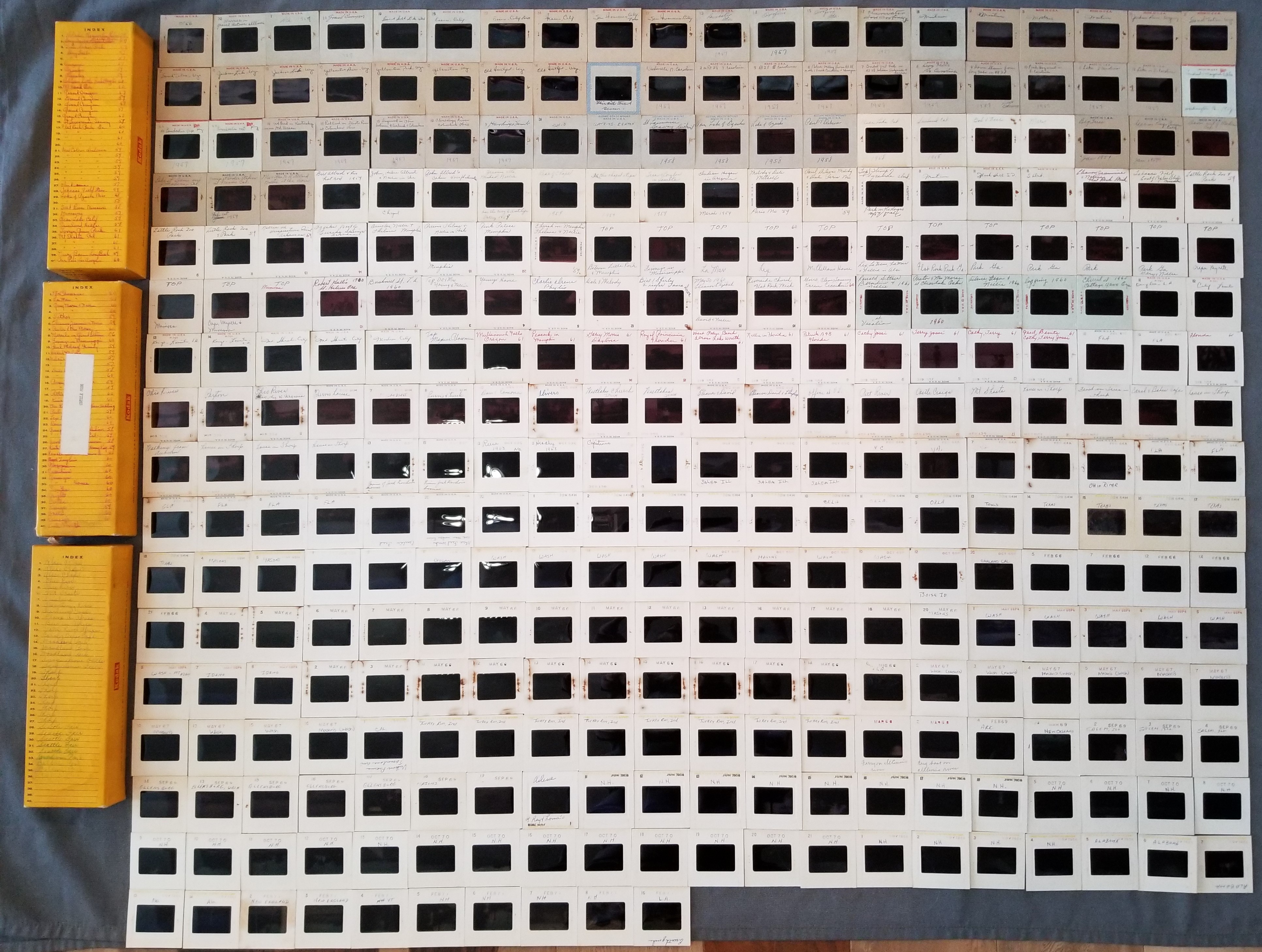 Pope Family Albums / Wilson Pope Family Slides / Reginald Douglas Nellie Roan Wilson 1956 1971